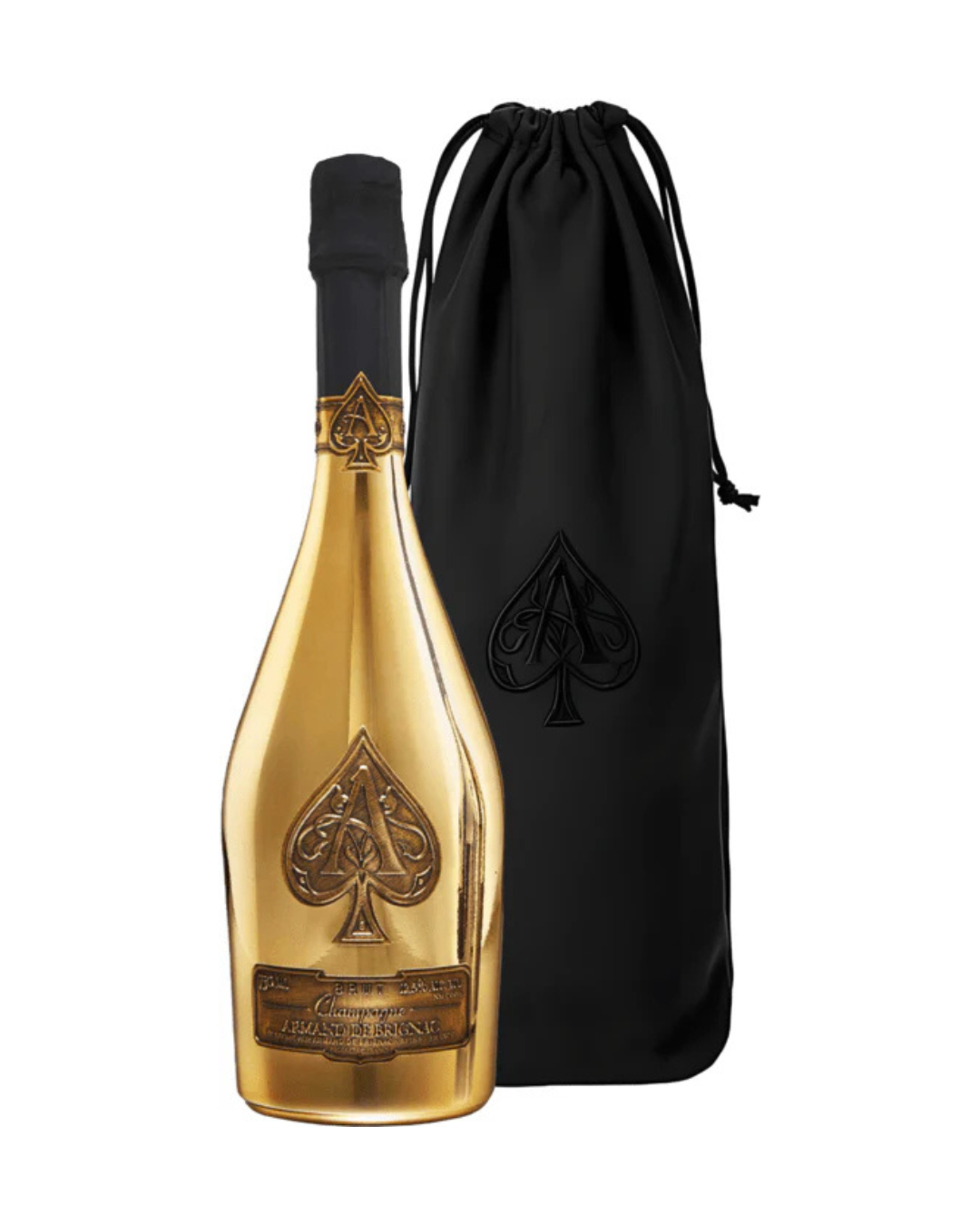 Champagne Armand de Brignac C/Velvet Bag